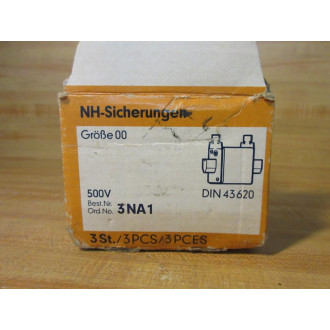Siemens 3NA1021 Fuse 3NA1 (Pack of 3)
