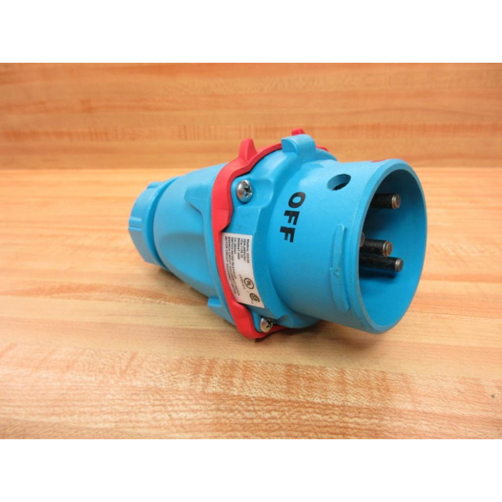 Meltric 33-38043 Switch Rated Inlet Plug 3338043 With Plug - Used