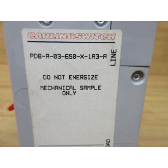 Carlingswitch PDB-A-03-650-X-1A3-A Smart Guard Circuit Breaker PDBA03650X1A3A
