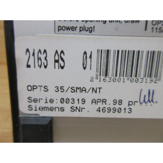 Pritzel Electronic OPTS 35SMANT OPTS 35 Videolink LWL-Sender OPTS 35SMANT
