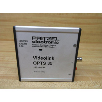 Pritzel Electronic OPTS 35SMANT OPTS 35 Videolink LWL-Sender OPTS 35SMANT