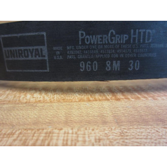 Uniroyal 960-8M-30 PowerGrip HTD Belt 9608M30