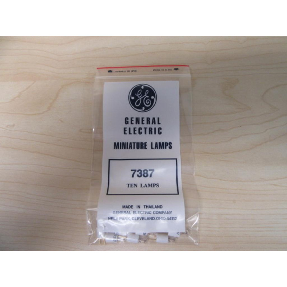 Sylvania 7387 Miniature Lamp Light Bulb S-7387 (Pack of 10)
