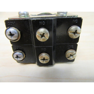 Omron TYPE 2ZAP 2718Z6 Push Button Switch Red Mushroom Button - Used
