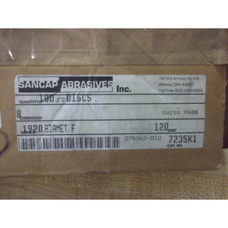 Sancap Abrasives 7235K1 Disc (Pack of 50)