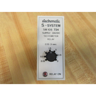 Electromatic SM105 724 Tachometer Relay SM105724