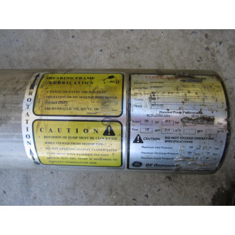 SS Tonkaflo SS12516KZE Inlet Pipe - Used