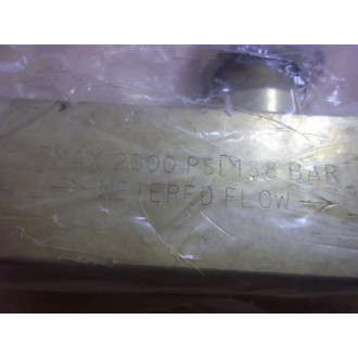 Parker PF800B Flow Control Valve 12 Inch Brass 2000PSI - New No Box