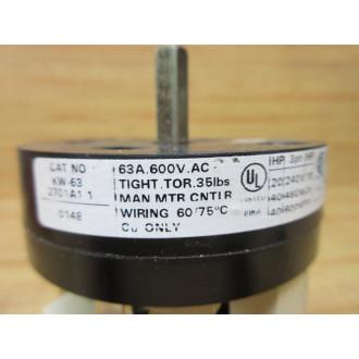 Electroswitch KW63-2701A1-1 Manual Motor Controller KW632701A11