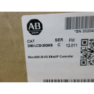 Allen Bradley 2080-LC20-20QWB Programmable IO Controller 2080LC2020QWB