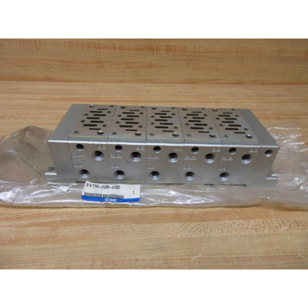 SMC VV715-02R-03D Pneumatic Valve Manifold VV71502R03D