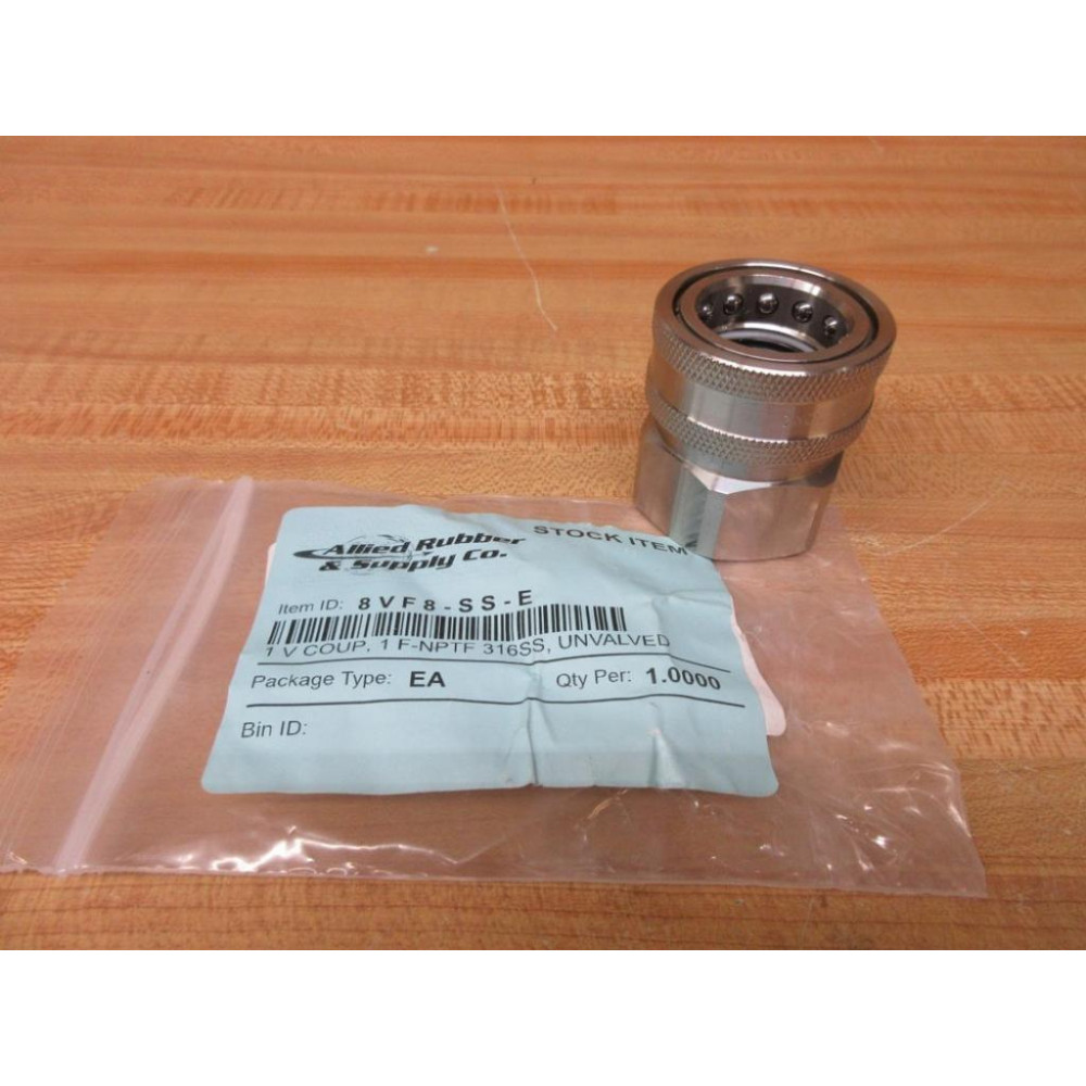 Dixon 8VF8-SS-E Hydraulic Quick-Disconnect Coupling 8VF8SSE