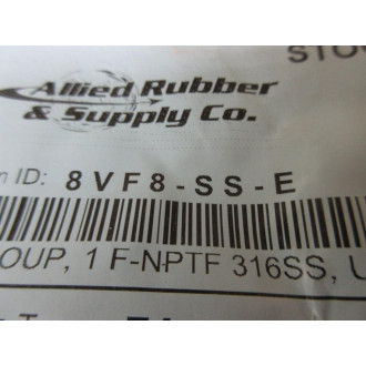 Dixon 8VF8-SS-E Hydraulic Quick-Disconnect Coupling 8VF8SSE