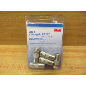 Lincoln 5852-5 Grease Coupler 58525 (Pack of 5)