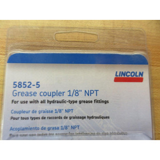 Lincoln 5852-5 Grease Coupler 58525 (Pack of 5)