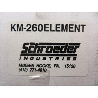 Schroeder KM-260 Filter Element KM260