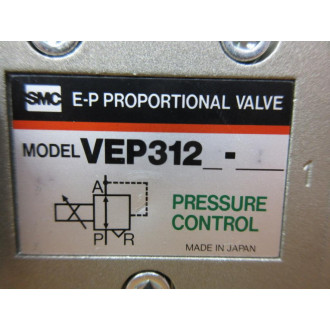 SMC VEP3120-1 VEP31201 Solenoid Valve Without Solenoid Connector - New No Box