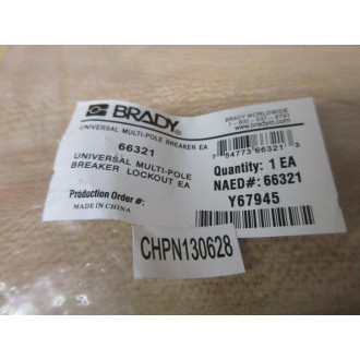 Brady 66321 Circuit Breaker Lockout (Pack of 3)