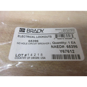 Brady 65396 Circuit Breaker Lockout (Pack of 2)