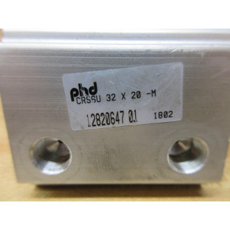 PHD CRS6U 32X20-M Compact Pneumatic Cylinder CRS6U32X20M - New No Box