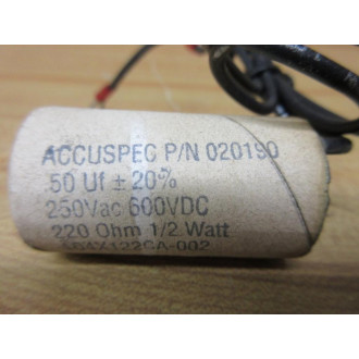 Accuspec 020190 Capacitor 104X122CA-002 - Used