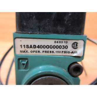 Numatics 11SAD400O000030 Solenoid Valve - Used