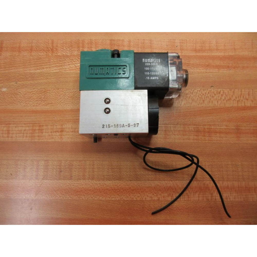 Numatics 11SAD400O000030 Solenoid Valve W215-169A-5-97 - Used