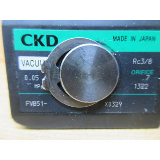 CKD FVB51-X0329 Solenoid Valve FVB51X0329 - Used