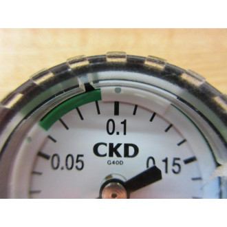 CKD G40D Pressure Gauge Scratched Lens - New No Box