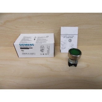 Siemens 3SB3 641-0AB71 Green 3SB36410AB71 Button