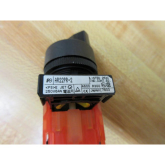 Fuji Electric AR22PR-201B Selector Switch AR22PR-2 - New No Box
