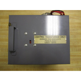 Square D SK-5271-B SK5271B Lighting Transformer With Wiring - Used