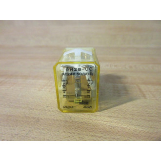 IDEC RH2B-UC-AC24V Relay RH2B-UC-24V AC - Used
