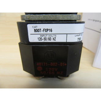 Allen Bradley 800T-FXP16 Push Button Switch W800T-XA - New No Box