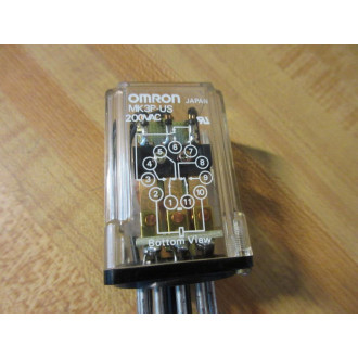 Omron MK3P-US-200V AC Relay MK3P-US - Used