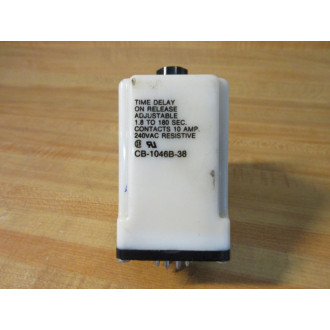 Potter & Brumfield CB-1046B-38 Time Delay Relay CB1046B38 - Used