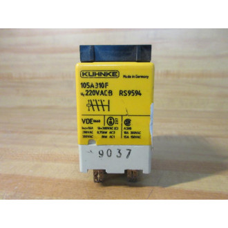 Kuhnke 105A310F-220VACB Relay 105A310F-220VAC - Used