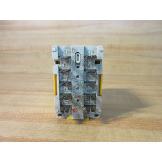 Kuhnke 105A310F-24VB Relay 105A310F-24VDC Cracked Top - Used