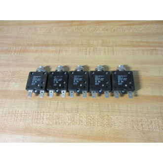 Potter & Brumfield W58-XB1A4A-7 Circuit Breaker 7A (Pack of 5) - Used