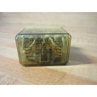 IDEC RH4B-L-AC120V Relay RH4B-L-120V AC - Used