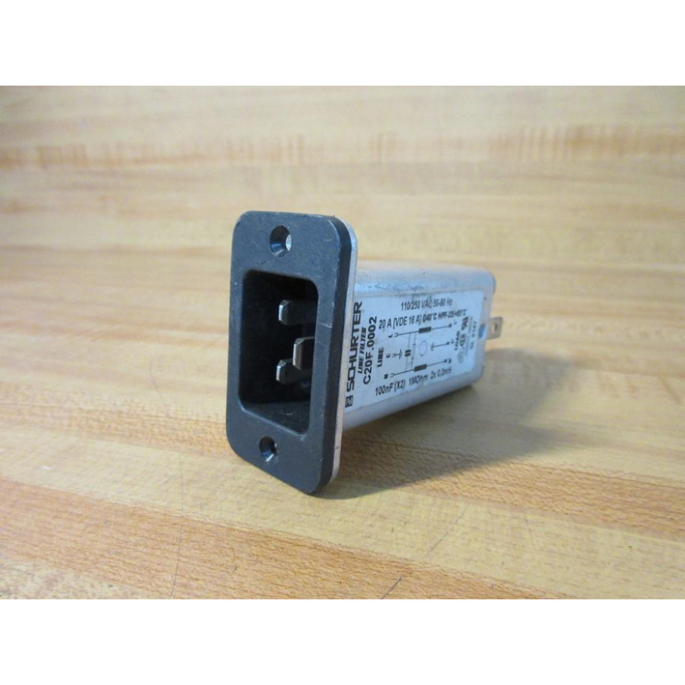 Schurter C20F.0002 Line Filter C20F0002 - New No Box