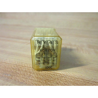 IDEC RY4S-L-AC120V Relay RY4S-L-120V AC - Used