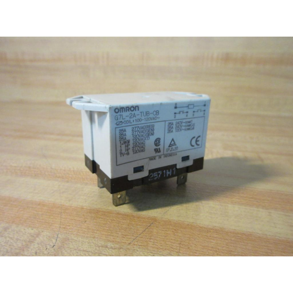 Omron G7L-2A-TUB-CB Power Relay G7L2ATUBCB - Used