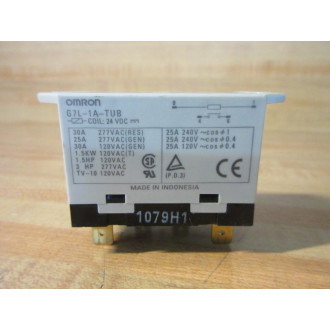 Omron G7L-1A-TUB Power Relay G7L1ATUB - Used