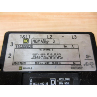 Square D 8502SEO2S Starter - Used