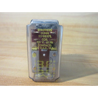 Struthers Dunn 219BBXPL-120VAC Relay 219BBXPL - Used