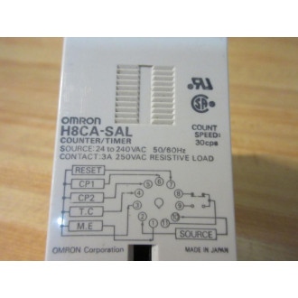 Omron H8CA-SAL CounterTimer H8CASAL - Used