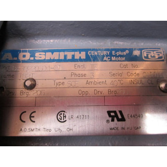 A.O. Smith 8-39220304-01 AC Motor w Blower Motor 385418-02 - New No Box