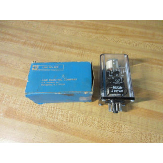 Line Electric RLP2A-115V AC Relay RLP2A-115 Cracked Housing