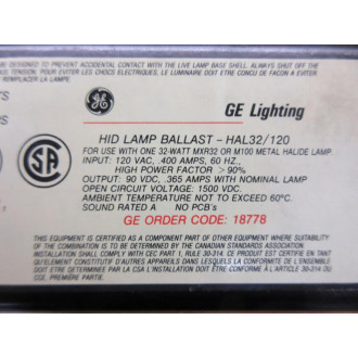 General Electric 18778 Ballast